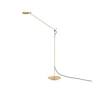 Carpyen LED stojací lampa Tema, nastavitelná, zlatá