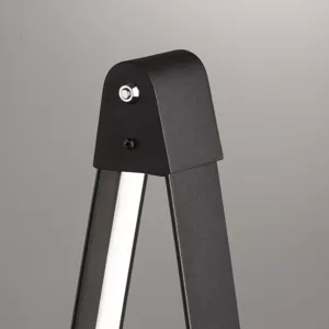 FISCHER & HONSEL LED stojací lampa Fenga dotykový stmívač CCT černá