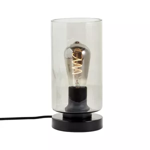 Brilliant Stolní lampa Mesmer se skleněným stínidlem