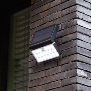 LUTEC connect LED solární venkovní nástěnné světlo Tuda, 18 cm