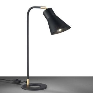 Metallux Stolní lampa Conico, černá/zlatá