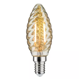 Paulmann LED svíčka E14 4,7W zlatá kroucená stmívací