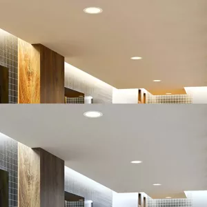 PRIOS Prios Rida LED podhledové světlo, CCT, 22,5cm, 25W