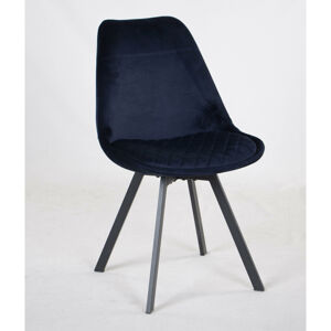 Židle Isabella Samet - Tmavě Modrá