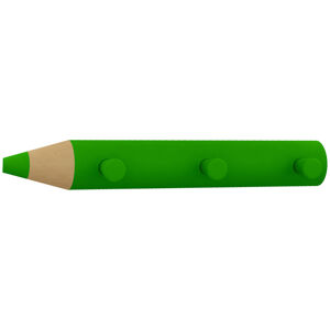 Věšák Ve Tvaru Tužky Š: 37cm, Zelený