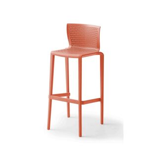 Barová Židle Z Plastu spiker Červená