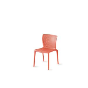 Plastová Židle s područkami spiker Červená