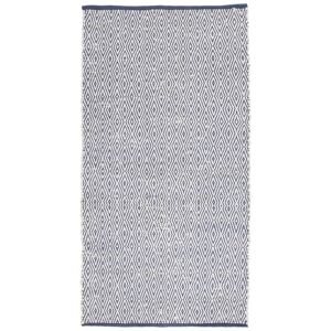 Ručně Tkaný koberec Carmen 1, 60/120cm, Tm.modrá