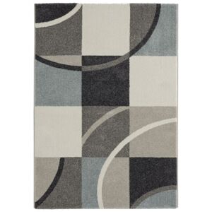 Tkaný koberec Palermo 1, 80/150cm, Modrá
