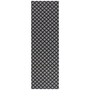 Ubrus 'běhoun' Na Stůl Rhombus, 45/150cm,černá,bílá