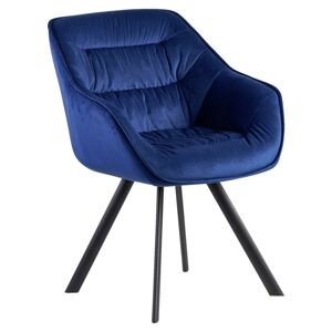 Židle S Područkami Wohnling Modrá